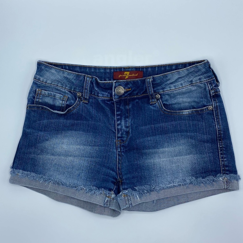 7 For All Mankind Denim Jean Shorts Size 28
